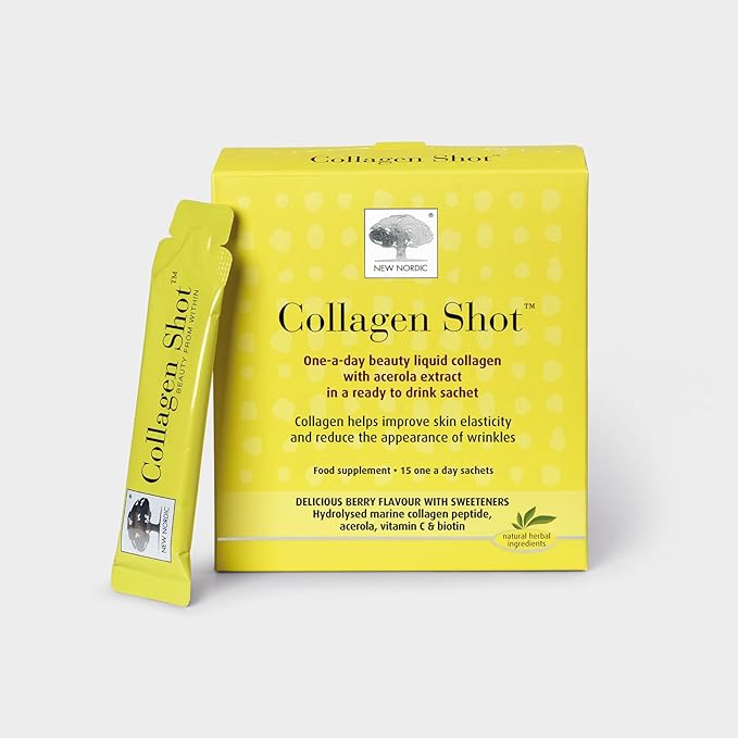 New Nordic Collagen Shot 15 Sachets Skin Care