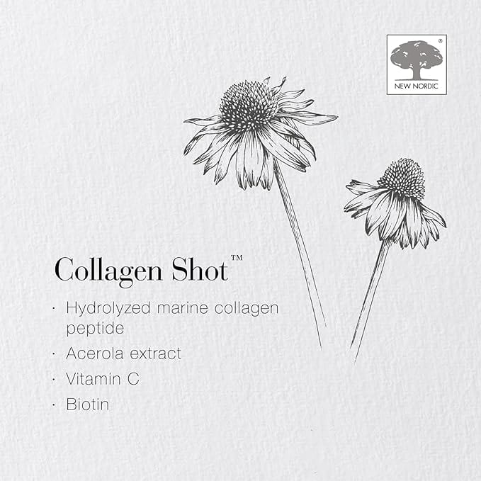 New Nordic Collagen Shot 15 Sachets Skin Care