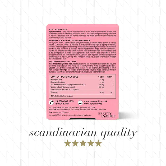 New Nordic Hyaluron Active 30 Skin Care New Nordic Hyaluron Active 30
