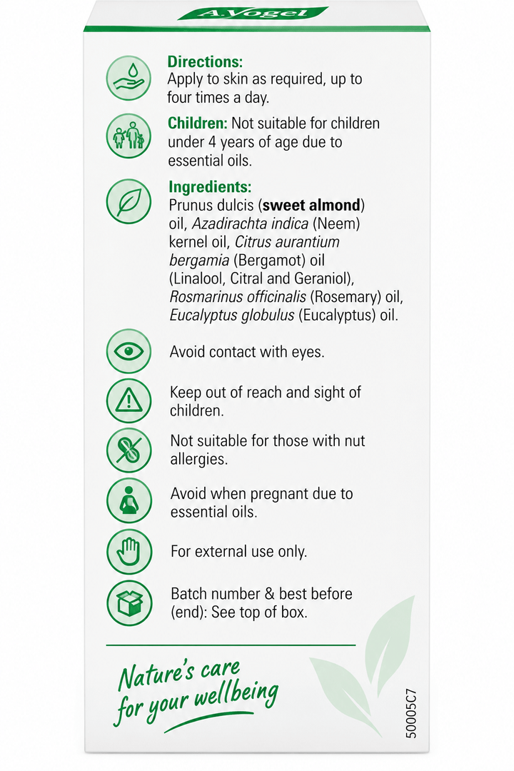 A Vogel Neem Oil Blend 100ml Skin Hair and Nails A.Vogel Neem Oil Blend 100ml | Skin &amp; Hair Oil
