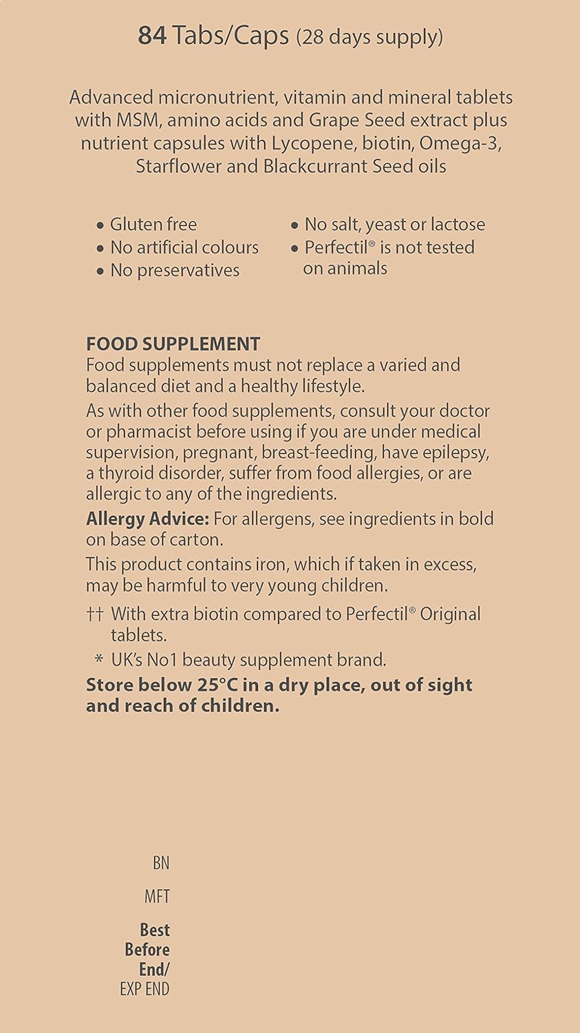 Vitabiotics Perfectil Max Dual Pack (56 & 28) Skin Hair and Nails Vitabiotics Perfectil Max Dual Pack (56 & 28)