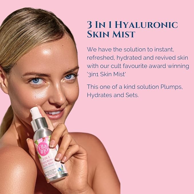 Ella & Jo 3 in 1 Hyaluronic Skin Mist 100ml Skincare and Body