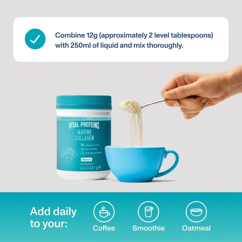 Vital Proteins Marine Collagen 221g Skincare and Body Vital Proteins Marine Collagen 221g