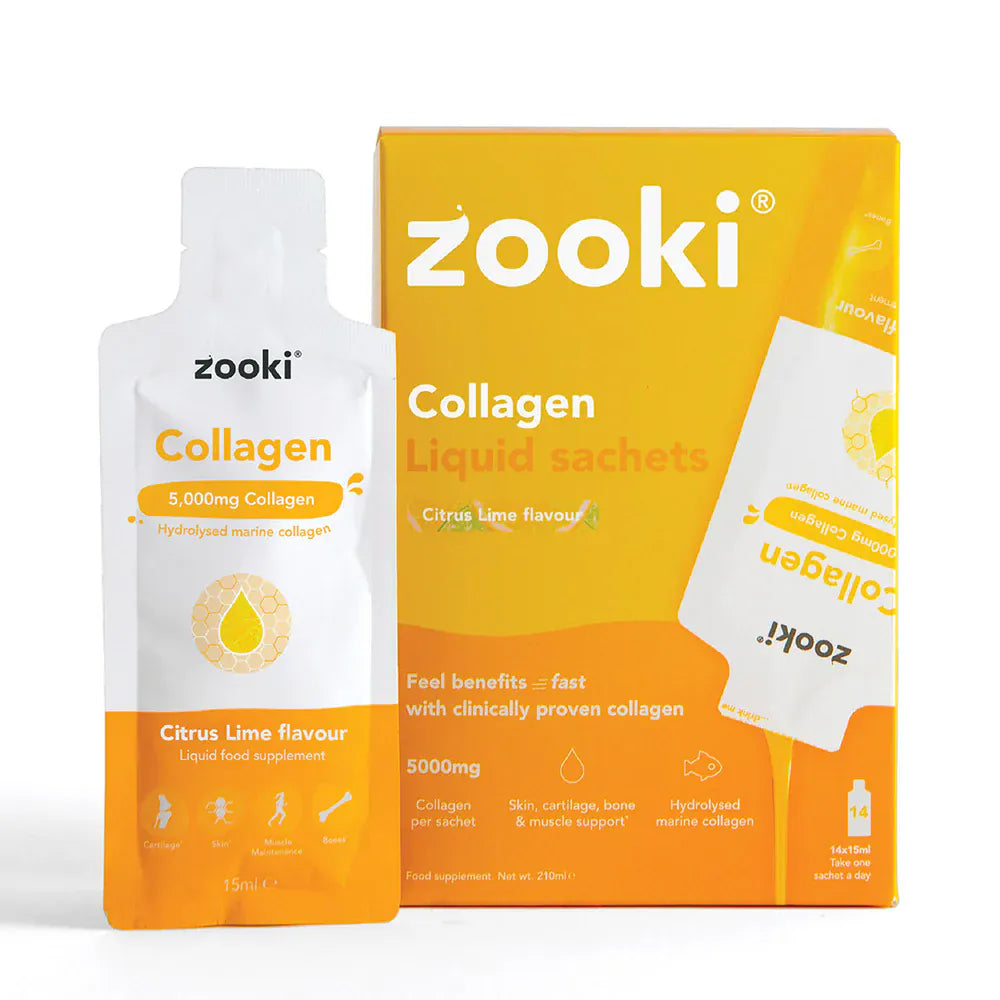 Your Zooki Marine Collagen Citrus Lime 14 Sachets Skincare and Body Your Zooki Marine Collagen Citrus Lime 14 Sachets | Liquid Collagen