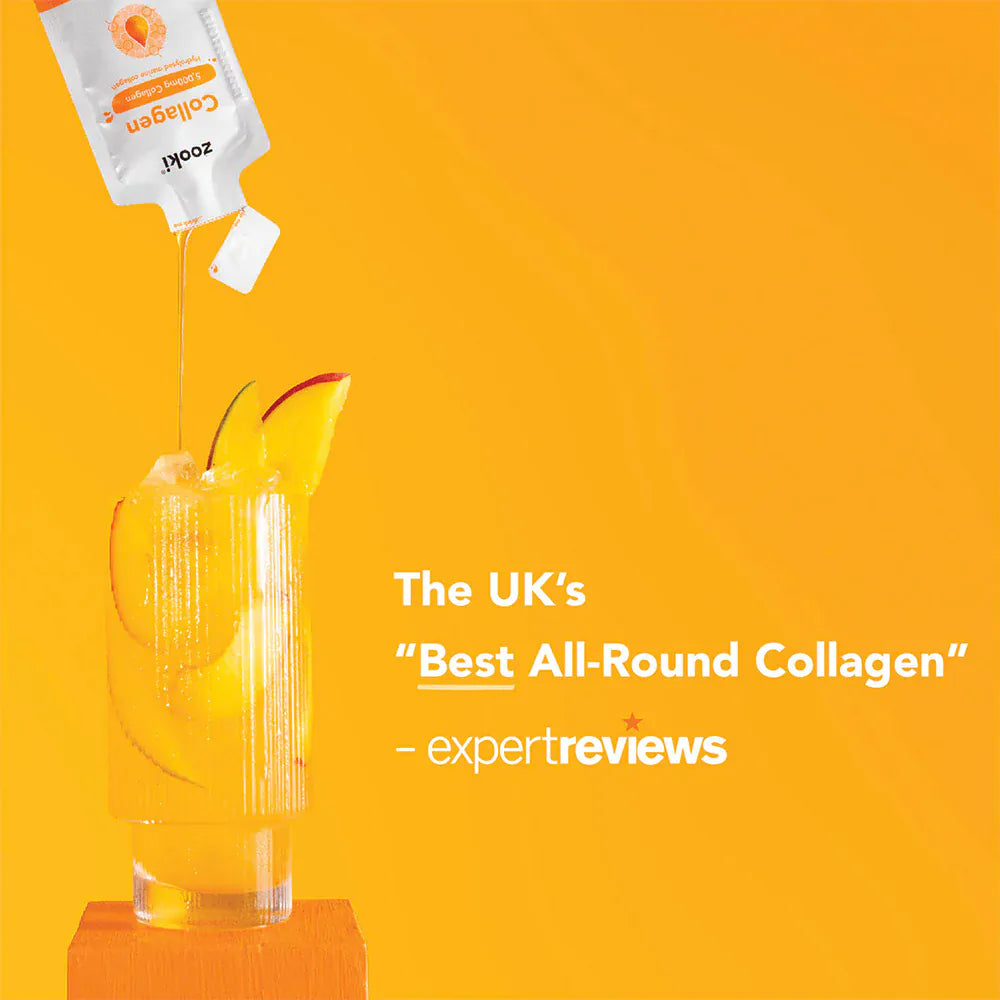 Your Zooki Marine Collagen Mango Peach 14 Sachets Skincare and Body Your Zooki Marine Collagen Mango Peach 14 Sachets | Liquid Collagen