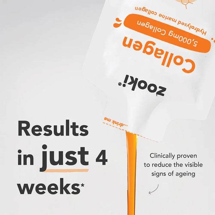 Your Zooki Marine Collagen Mango Peach 14 Sachets Skincare and Body Your Zooki Marine Collagen Mango Peach 14 Sachets | Liquid Collagen