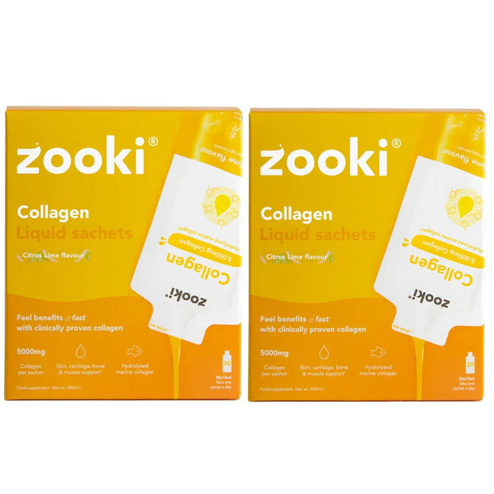 Zooki Collagen Citrus Lime (2 Months Supply) Bundle 60 Sachets Skincare and Body Zooki Collagen Citrus Lime 6 Week Bundle 84 Sachets