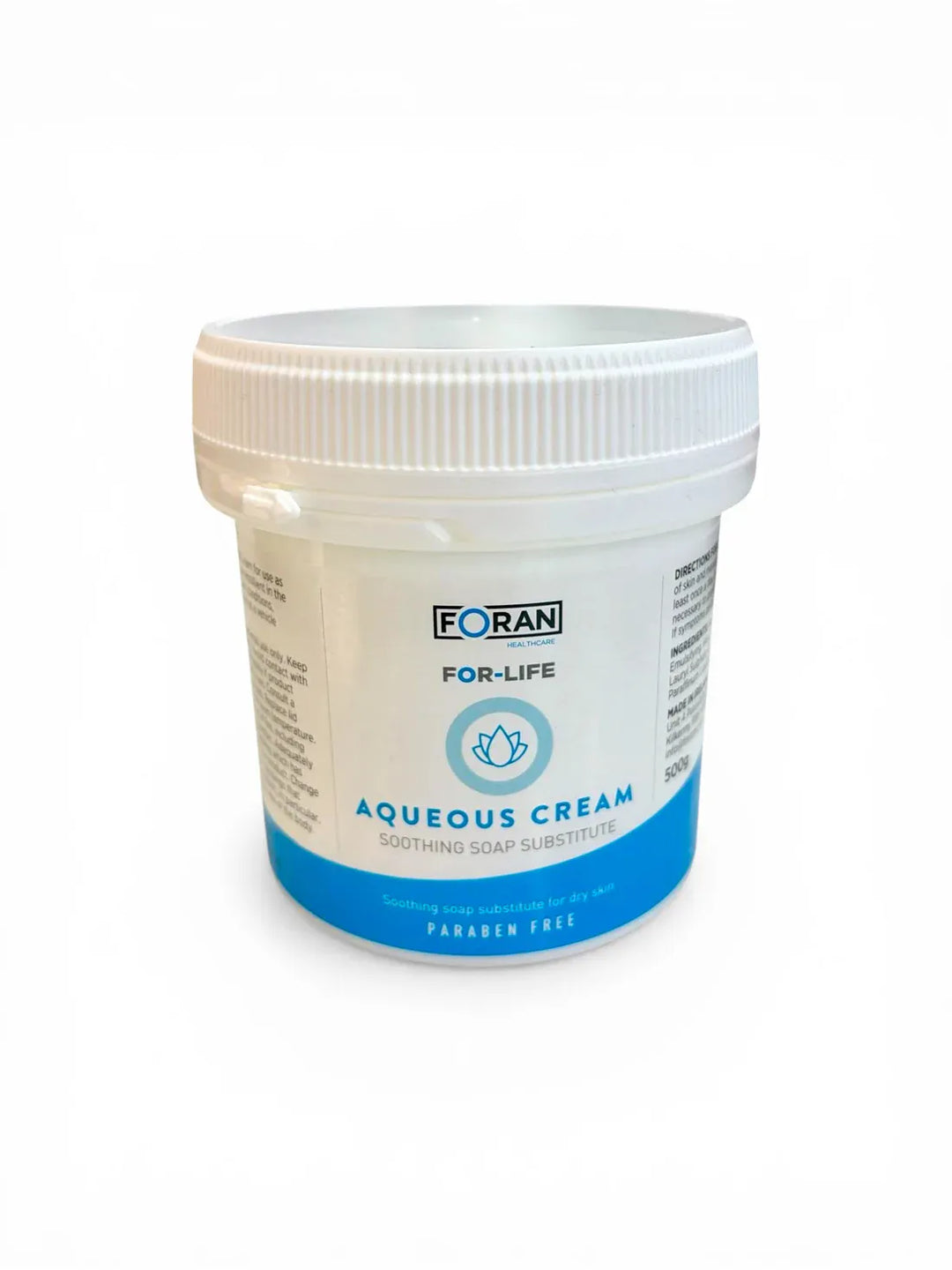 Foran For Life Aqueous Cream Tub - 500g SKINCARE Foran For Life Aqueous Cream Tub - 500g