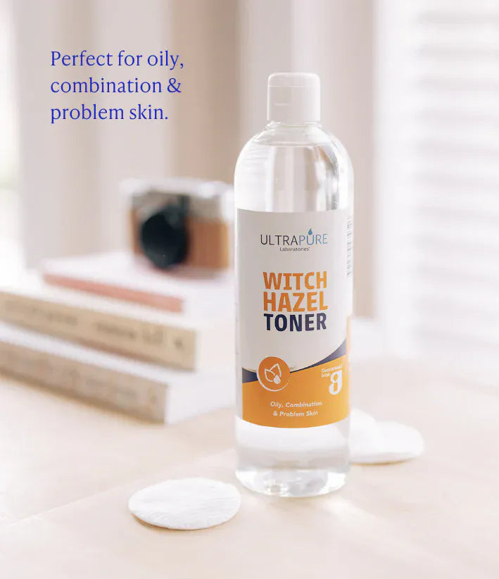 Ultrapure Witch Hazel Toner 500ml Skincare UltraPure Witch Hazel 500ml | Refreshing Facial Toner Ireland