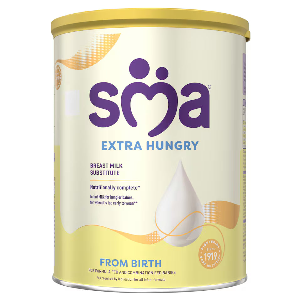 SMA Extra Hungry Infant Baby Milk Formula Powder from Birth 800g