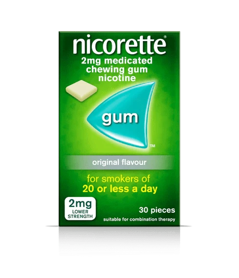 Nicorette 2mg Classic Original Gum (30) Smoking Cessation PA0330/037/014