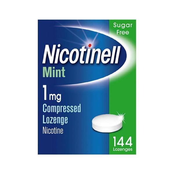 Nicotinell Mint Lozenges 1mg 144 Pack Smoking Cessation Nicotinell Mint Lozenges 1mg 144 Pack