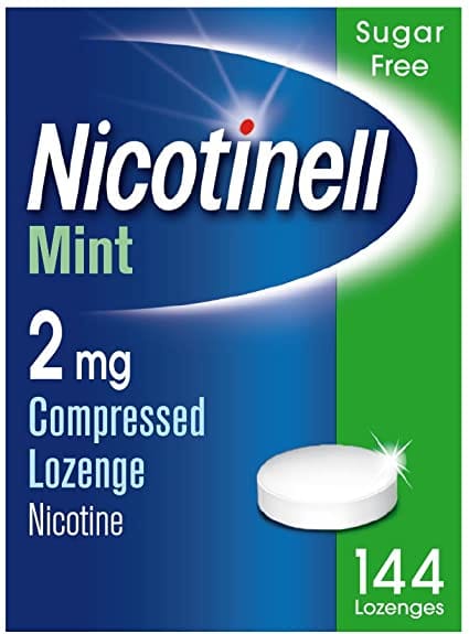 Nicotinell Mint Lozenges 2mg 144 Lozenges Smoking Cessation Nicotinell Mint Lozenges 2mg 144 Pack | Stop Smoking Aid Ireland