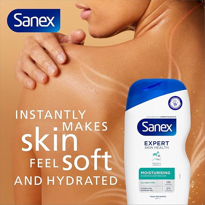 Sanex Dermo Moisturising Shower Gel (450ml) Soap and Hand Wash