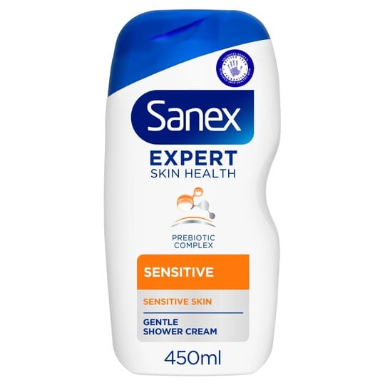 Sanex Expert Skin Health Sensitive Shower Cream 450Ml Soap and Hand Wash