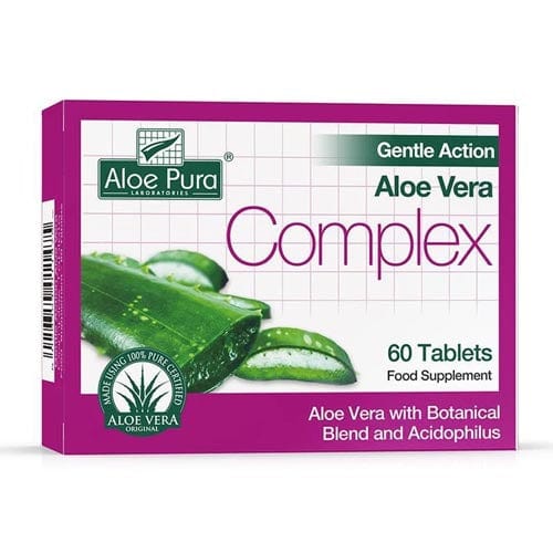 Aloe Pura Gentle Action Aloe Vera Complex 60 Stomach and Bowels