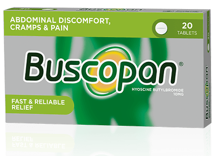 Buscopan Hyoscine 10mg Tablets (20) Stomach and Bowels
