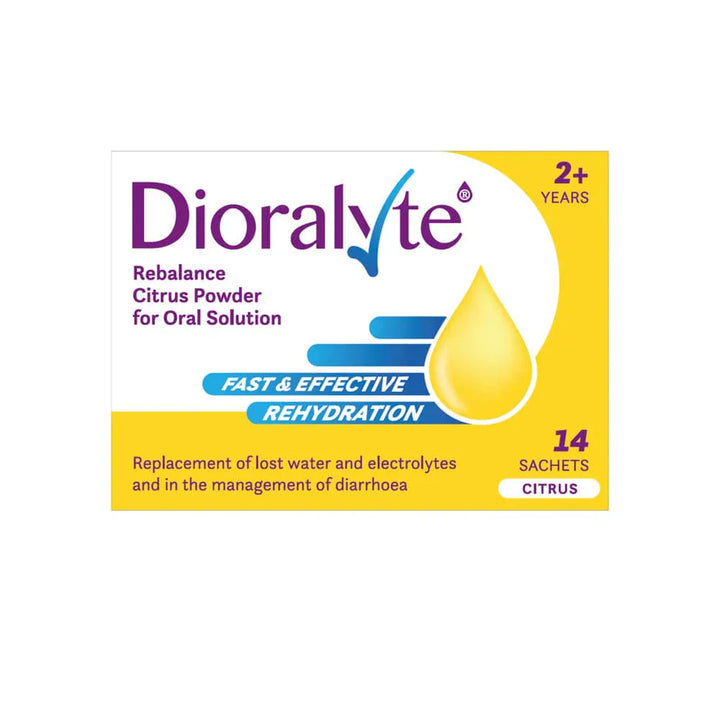 Dioralyte Rebalance Citrus Sachets 14 Stomach and Bowels Dioralyte Citrus Sachets 14 | Oral Rehydration Support Ireland