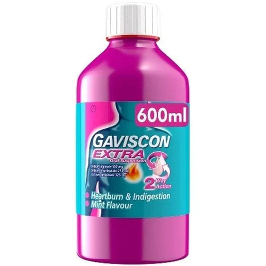 Gaviscon Extra Suspension (600ml) Stomach and Bowels