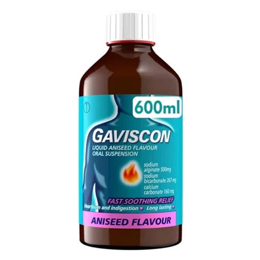 Gaviscon Liquid Aniseed (600ml) Stomach and Bowels