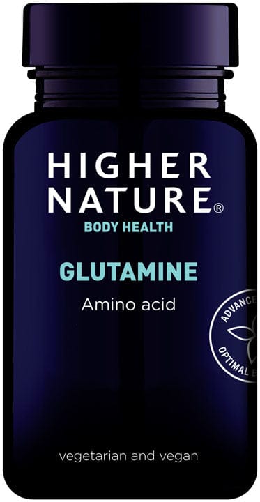 Higher Nature Glutamine Capsules (90) Stomach and Bowels