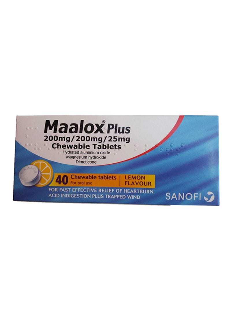 Maalox Plus Chewable Tablets (40) Stomach and Bowels