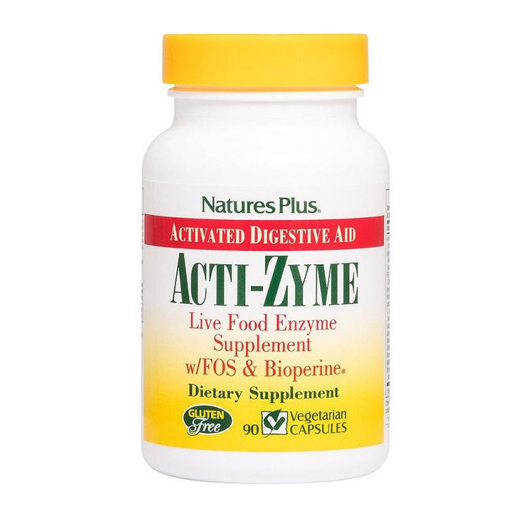 Natures Plus Acti-Zyme Capsules 90 Stomach and Bowels