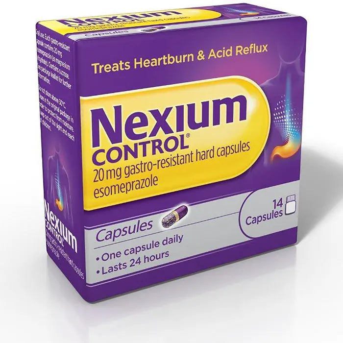 Nexium Control Esomeprazole Capsules 14 Stomach and Bowels Nexium Control Esomeprazole Capsules 14