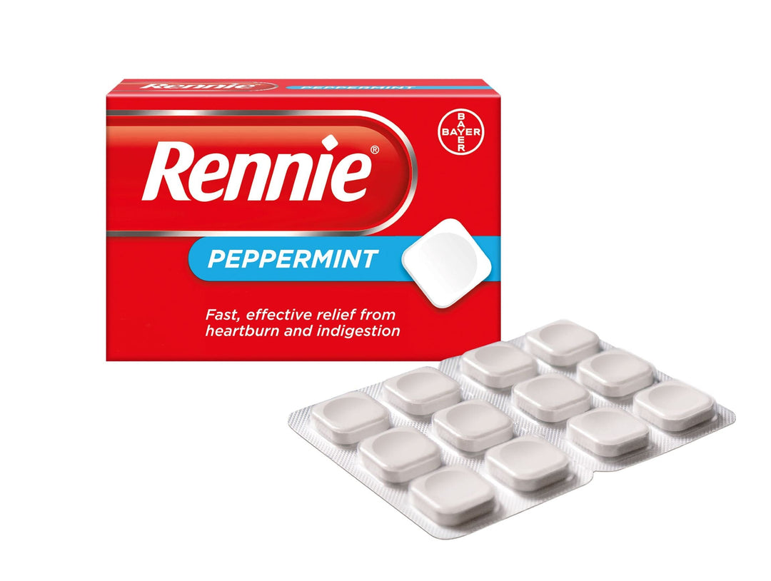 Rennie Peppermint Chewable Tablets (48) Stomach and Bowels PA1410/053/001