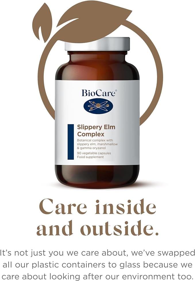 Slippery Elm Complex | Biocare (90) Stomach and Bowels