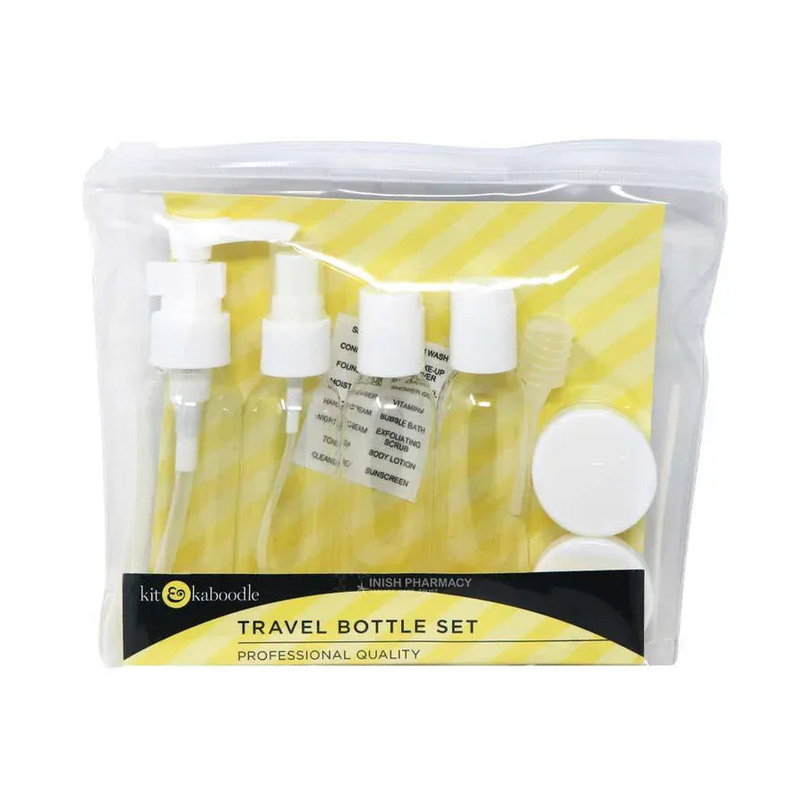 Kit &amp; Kaboodle Travel Bag with Travel Bottles SUN CARE Kit &amp; Kaboodle Travel Bag with Travel Bottles | Travel Toiletry SetKit &amp; Kaboodle Travel Bag with Travel Bottles