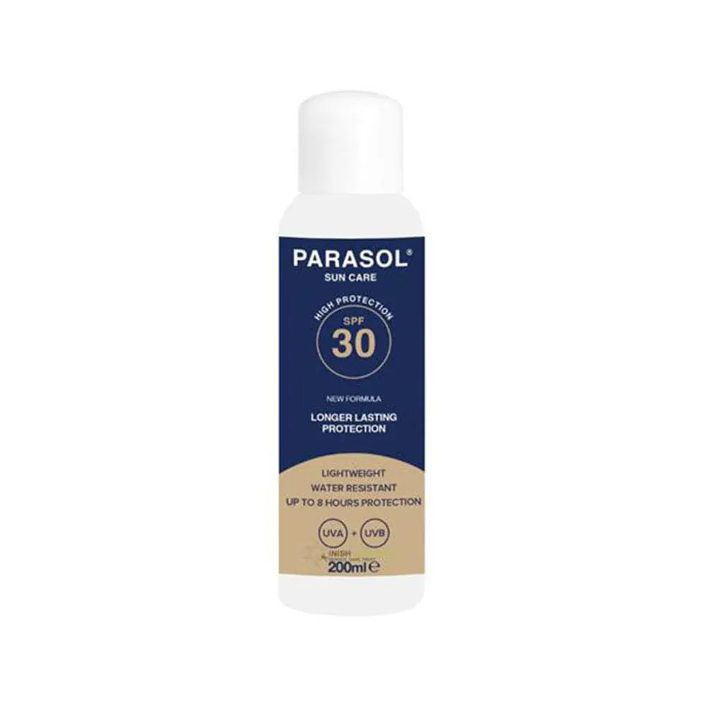 Parasol Sun Care SPF30+ 200ml Sun Care Parasol Sun Care SPF30+ 200ml | Broad Spectrum Sunscreen Ireland