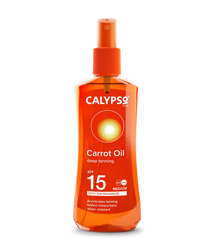 Calypso Original Carrot Oil Deep Tan Extender &amp; Accelerator 200ml Suncare Calypso Original Carrot Oil Deep Tan Extender &amp; Accelerator 200ml