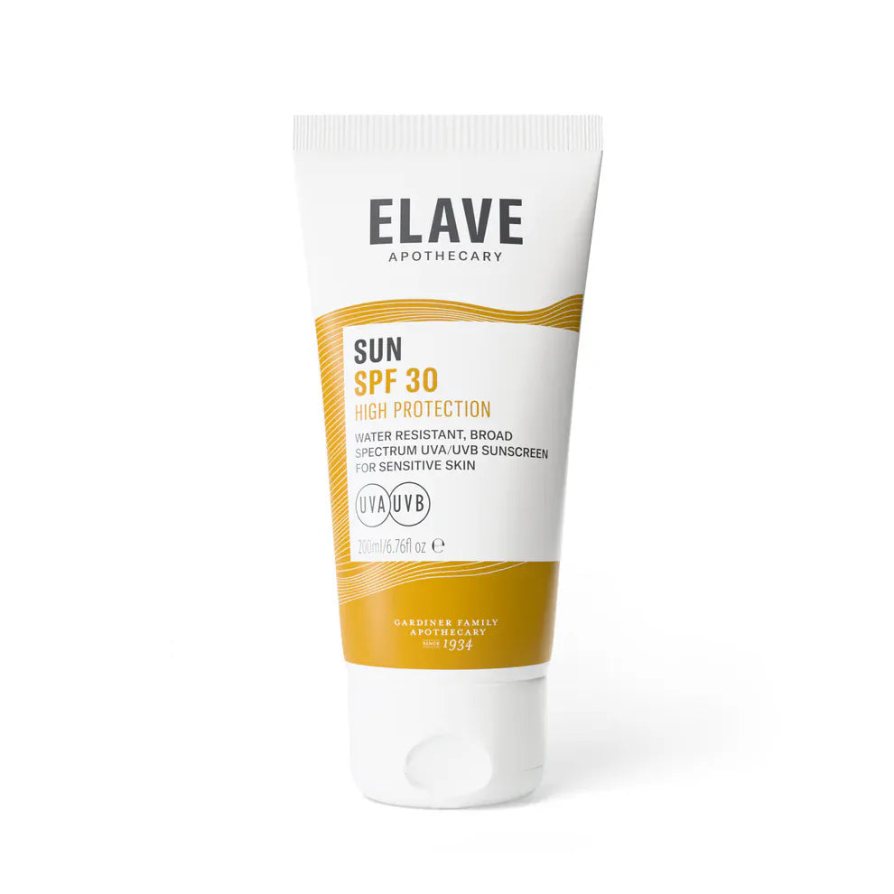 Elave Sensitive Sun Protection Cream SPF30+ 100ml Travel Size Suncare Elave Sensitive Sun Protection Cream SPF30+ 100ml | Sensitive Skin Sunscreen Ireland