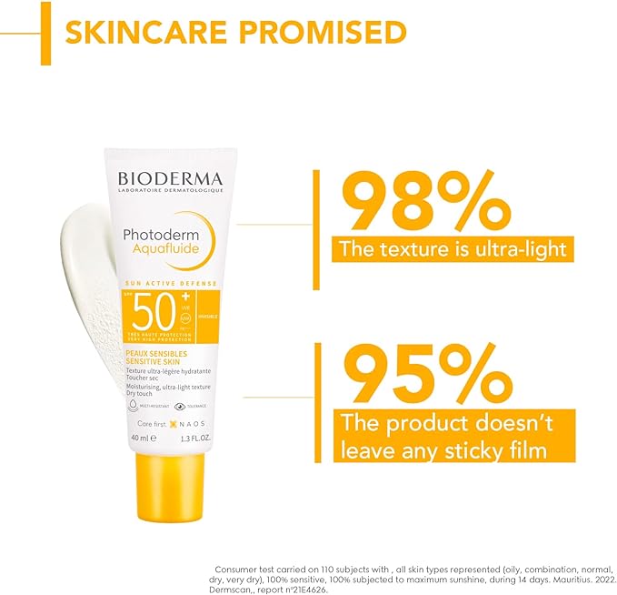 Bioderma Photoderm Aquafluide SPF50+ Invisible 40ml Sunscreen