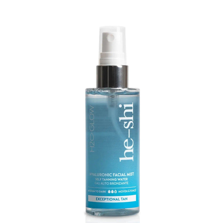 He-Shi H2O Glow Hyaluronic Tan Facial Mist 100ml Tanning