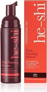 He-Shi Dark Foaming Mousse 150ml Tanning Oil & Lotion