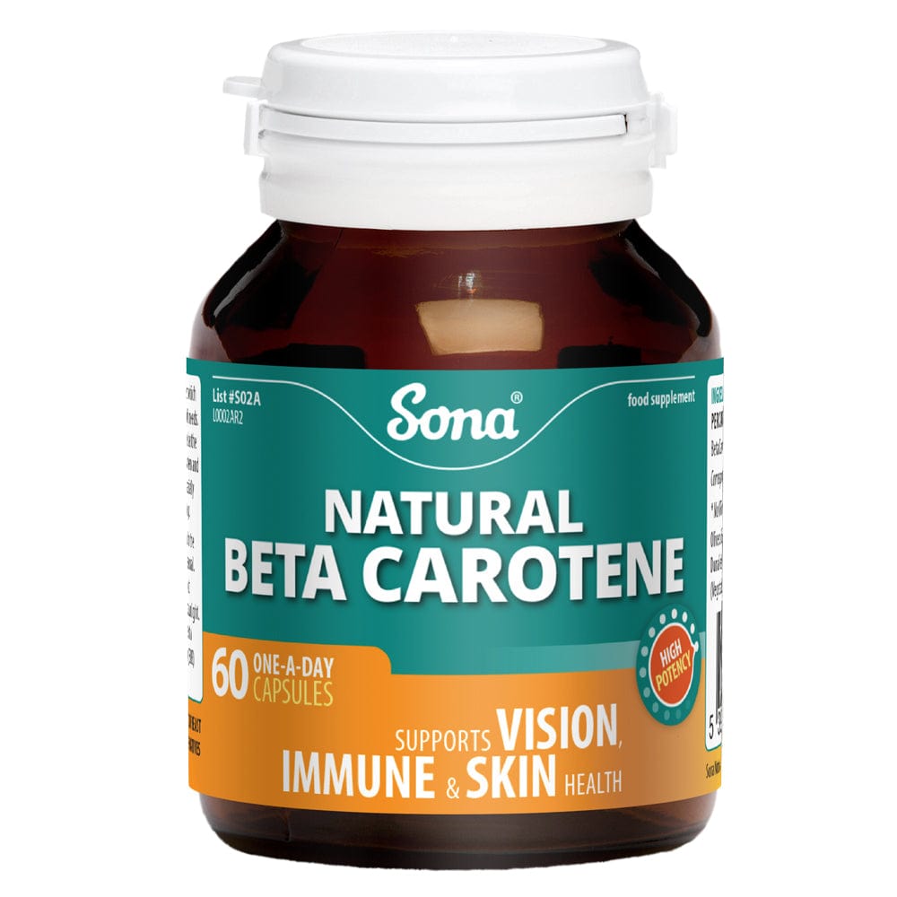 Sona - Natural Beta Carotene Capsules (60) Tanning