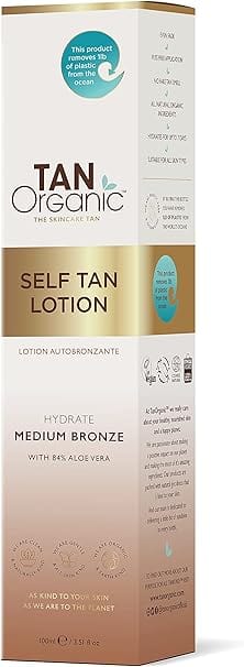 Tan Organic Self Tan Lotion 100ml Tanning