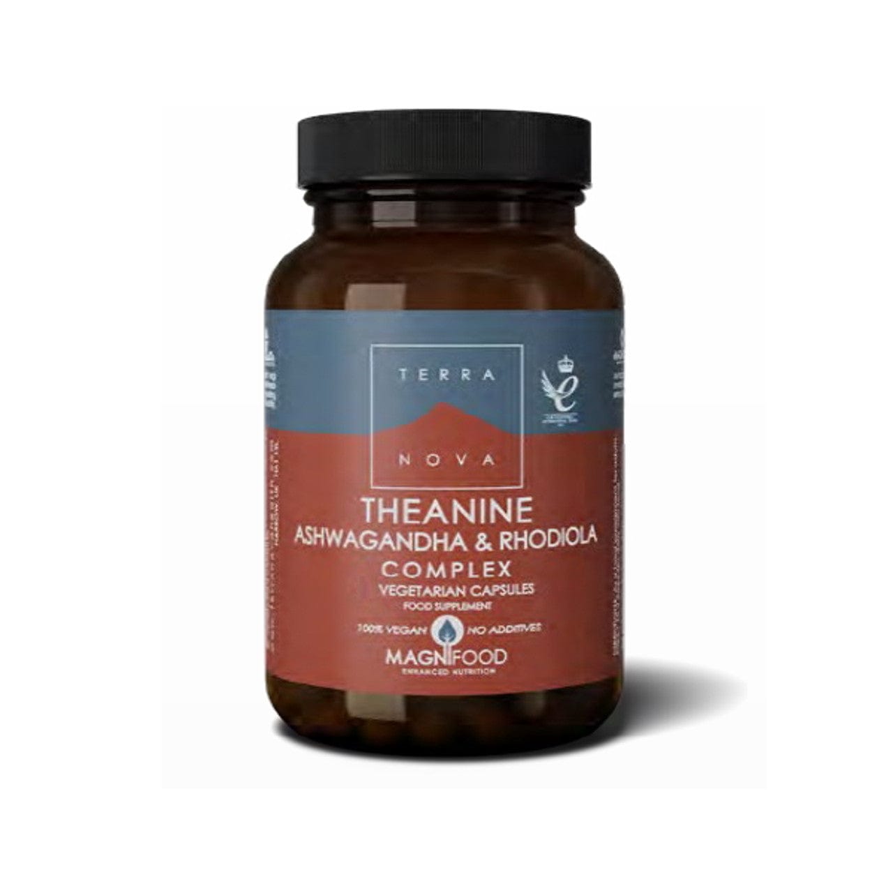 Terranova Theanine, Ashwagandha & Rhodiola Complex 50 Capsules - Image 2