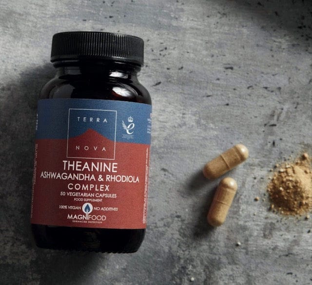 Terranova Theanine, Ashwagandha & Rhodiola Complex 50