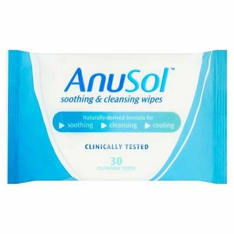 Anusol Soothing & Cleansing Wipes 30 Pack Toiletries