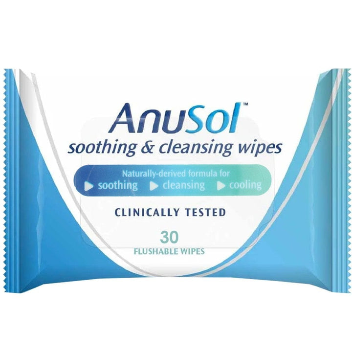 Anusol Soothing & Cleansing Wipes 30 Pack Toiletries