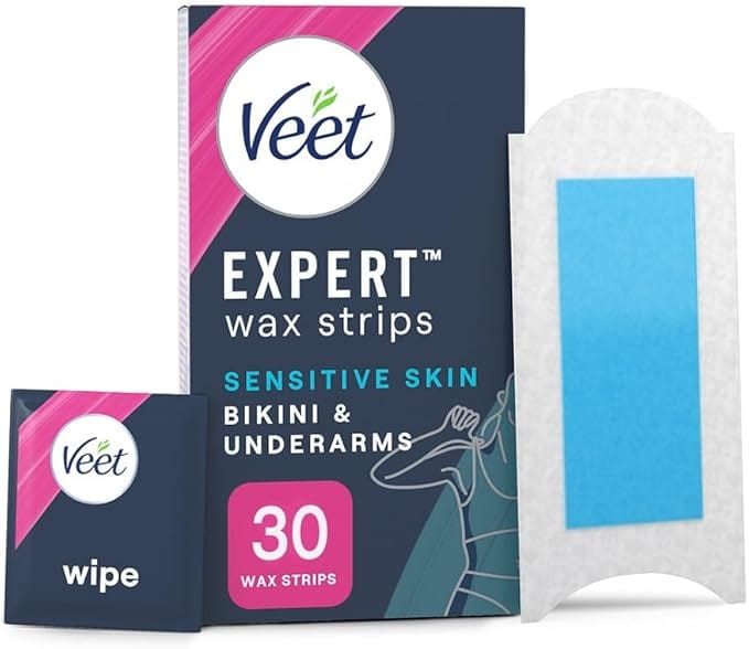 VEET EXPERT WAX STRIPS BIKINI SENS 30S