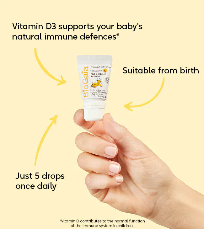 BioGaia Protectis Baby Drops with Vitamin D 10ml Vitamin D BioGaia Protectis Baby Drops with Vitamin D 10ml