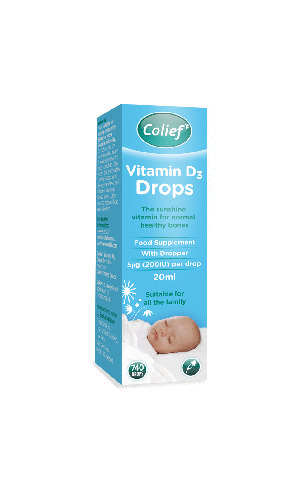 Colief Vitamin D3 Drops (20ml) Vitamin D