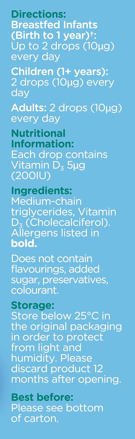 Colief Vitamin D3 Drops (20ml) Vitamin D