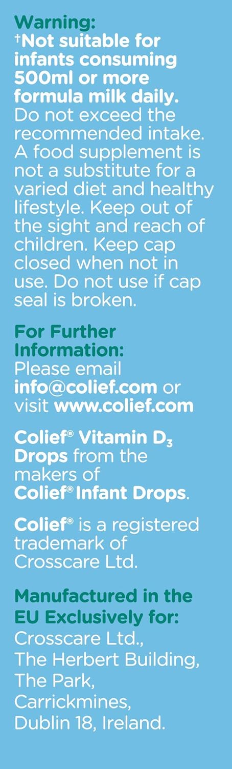 Colief Vitamin D3 Drops (20ml) Vitamin D