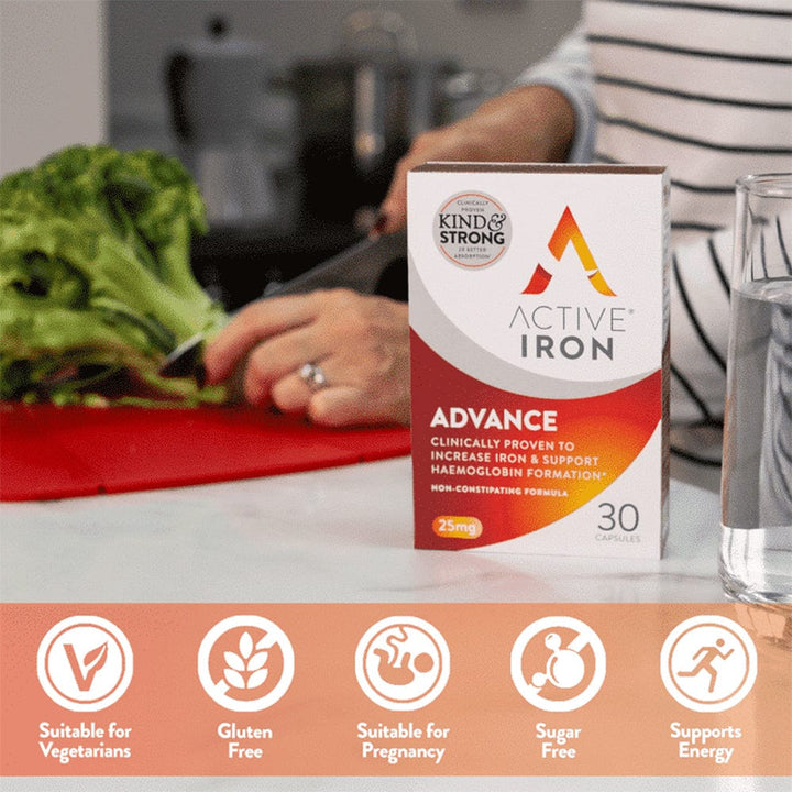 Active Iron Advance 30 Vitamins & Supplements