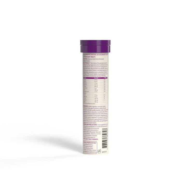 AYA Electrolytes Plus Blackcurrant Flavour 20 Effervescent Tablets Vitamins &amp; Supplements AYA Electrolytes Plus Blackcurrant 20 Effervescent Tablets | Hydration Support